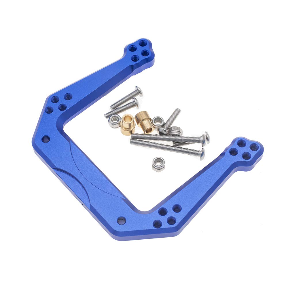 CODA RACING RC Alloy Front&Rear Shock Tower for Traxxas 1/10 2WD Slash(VXL), Stampede(VXL), Rustler(VXL), Bandit(VXL),Bigfoot-Re
