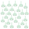 Litko Acrylic Flight Stands | Round | 3Mm Clear Circular Flight Base With Peg (20Mm)