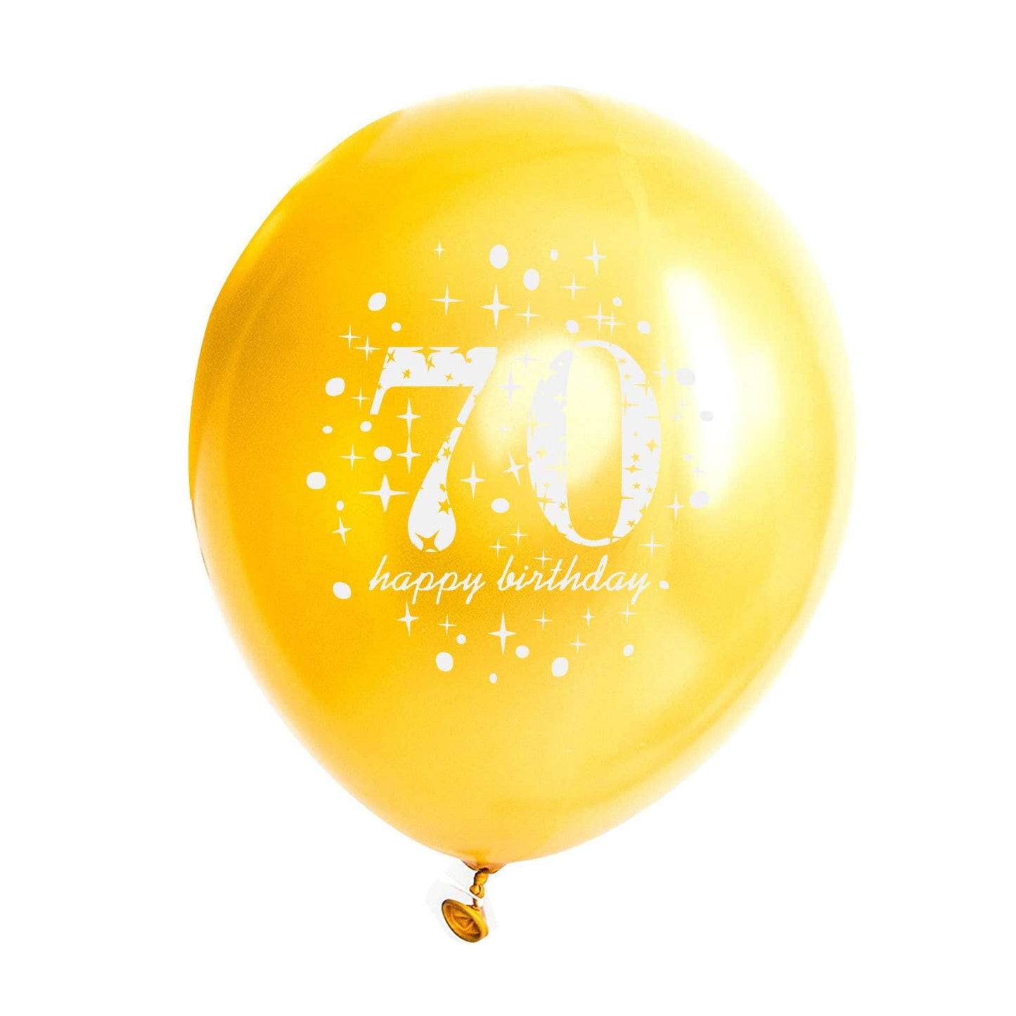 Shuntai 70Th Birthday Balloons Black And Gold 70Th Birthday Decorations For Men Women Latex Confetti Printed Number Balloon 70 Y