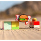 CANDYCAR Wooden Diecast Collection - Hamburger Shack  enhanced Handcrafted Beech Wood Toy