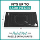 Rubber Puzzle Mat, Roll Up Puzzle Board For Jigsaw Puzzles - 1500 Pieces Protector, Saver, Organizer, Non-Slip Rubber Bottom, Foam Rolling Tube, Polyester Top W/Storage Bag + Bonus Puzzle Glue