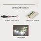 TEDDOO 20pcs 1X4 LED Lighting Kit for Lego, USB-Powered City DIY, White, Model L081X4