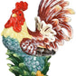 Appletree Design A Day In The Country Rooster Figurine, 11-Inch Tall