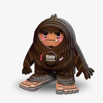 Eugy Sasquatch 3D Puzzle - 31 Piece Eco-Friendly Educational Toy Puzzle For Boys, Girls & Kids Ages 6+