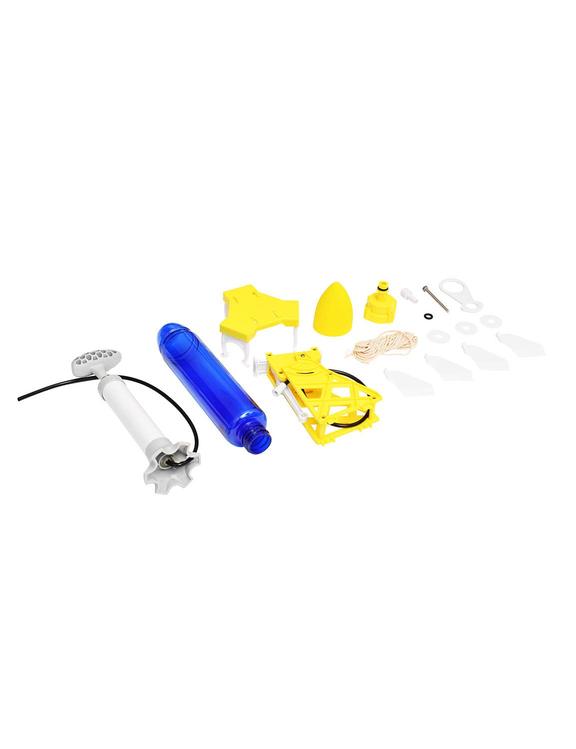 Playstem Water Rocket Easy Version(50 Meters)-With Rocket Tail, Body And Pump