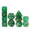 HDdais 11PCS Polyhedral DND Dice Sets Jade Dice for Dungeons and Dragons Pathfinder DND RPG MTG Table Gaming Dice,D&D Dice (Gree
