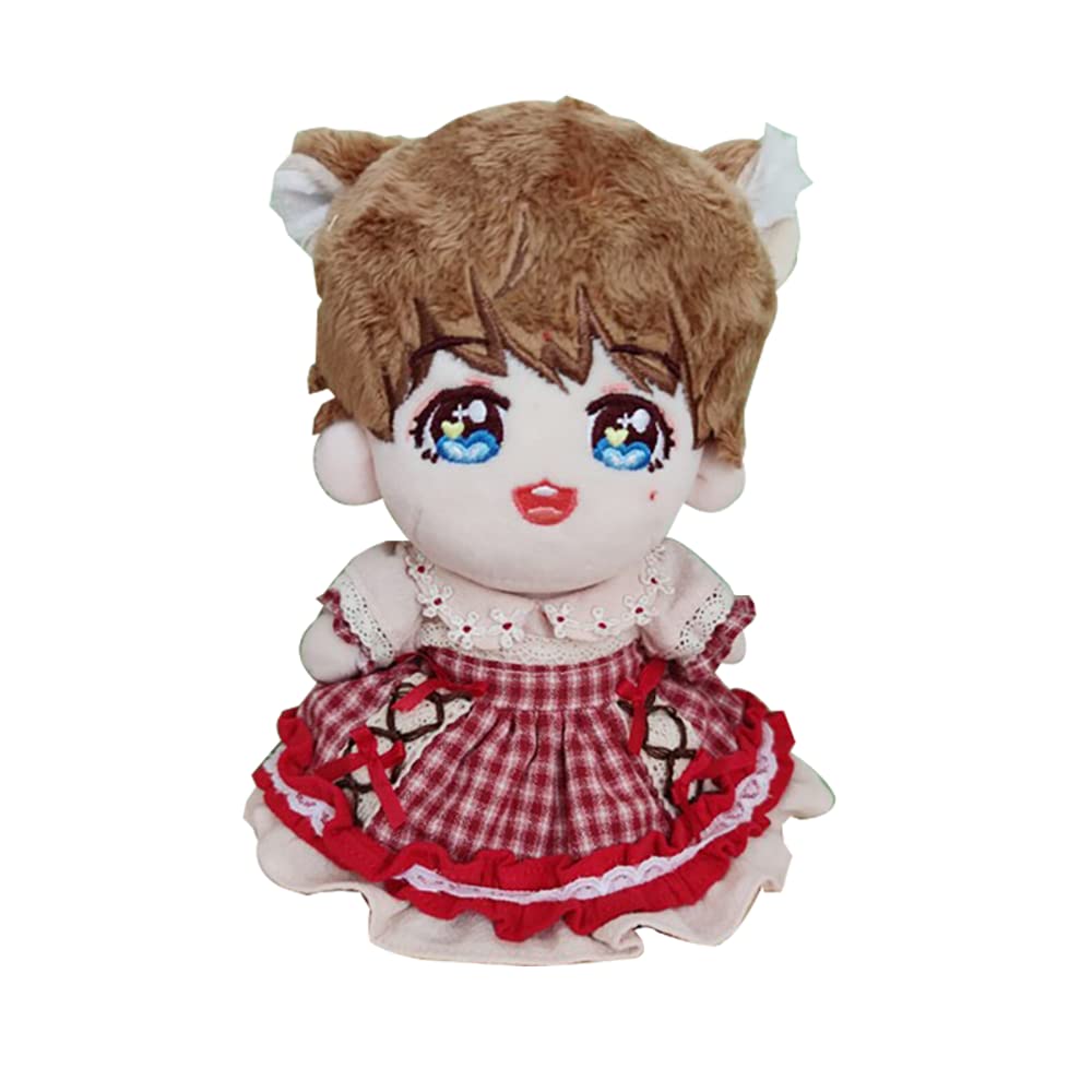 Niannyyhouse Little Red Hood Dress Cloak 6In/15Cm Plush Doll Clothes Accessories