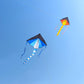 Simxkai 3 Pack Delta Kite, Green, Blue & Orange Kite For Kids & Adults, The Easiest Flying Beach Kites For Family Trip Outdoor G