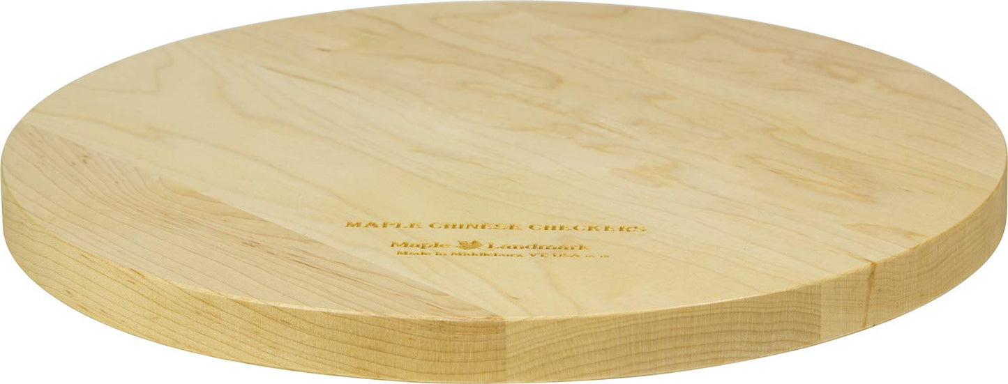 Printed Maple Chinese Checkers - Made In Usa