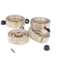 CODA RACING 4pcs 10.4g Brass Wheel Weights Hex Adapter 5mm for AXIAL SCX24 AXI00001 AXI00002 AXI00005 AXI00006 Upgrades 1/24 RC