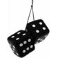 50s Party Decorations - Hanging Fuzzy Dice for 50s Parties 12 Plush Accessories by Tigerdoe