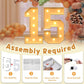 Imprsv 3Ft Light Up Numbers, Marquee Numbers 15Th Birthday Decorations For Girls Boys, Large Light Up Numbers 15Th Birthday Wome