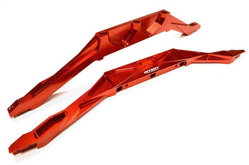 Integy RC Model C26066RED Billet Machined Chassis Brace (2) for Traxxas 1/10 Scale E-Maxx Brushless