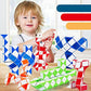 Dungsko 24 Pack Fidget Snake Cube Twist Puzzle Toys - Multi-colored Plastic for Kids, Teens, Party Favors, Classroom Rewards, and Prizes
