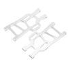 Vgoohobby Metal Front Lower Suspension Arm Upgrade Part 08005 Compatible with Redcat Racing HSP 94111 1/10 RC Car Truck (Silver)
