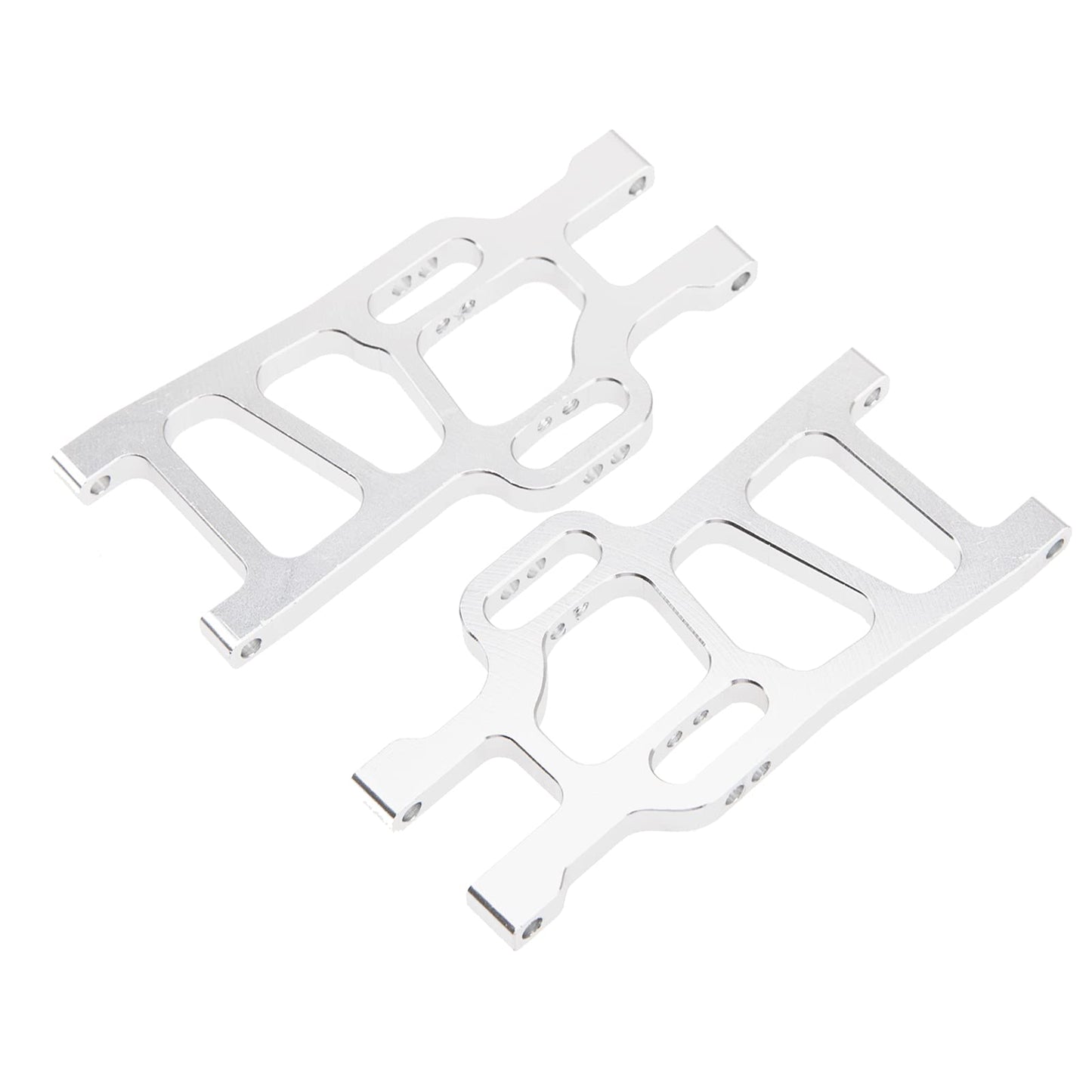 Vgoohobby Metal Front Lower Suspension Arm Upgrade Part 08005 Compatible with Redcat Racing HSP 94111 1/10 RC Car Truck (Silver)