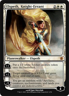 Magic The Gathering - Elspeth  Knight-Errant - Duel Decks: Elspeth vs Tezzeret - Foil