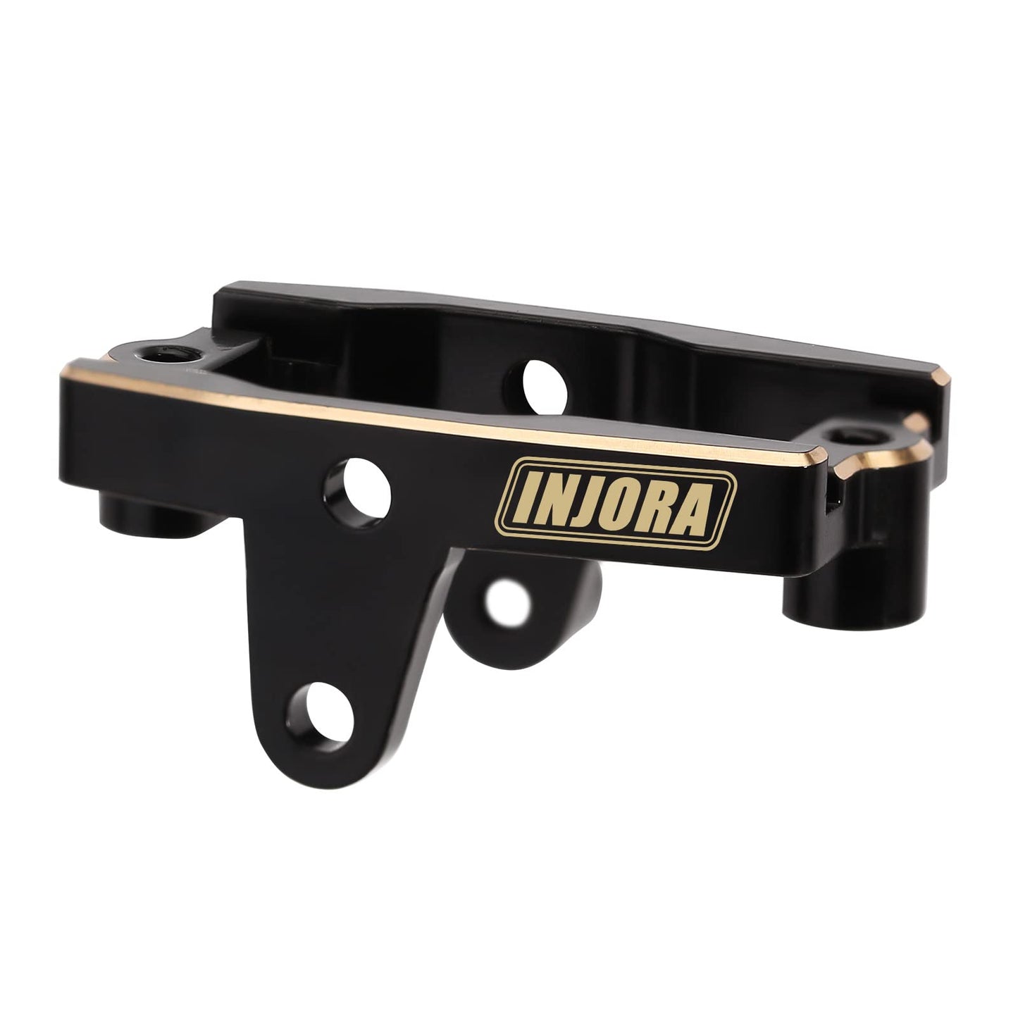 INJORA Black Brass Servo Mount Bracket for TRX4M Stock Servo 1/18 Upgrade Parts,11g