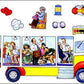 Wheels on The Bus Felt Flannel Board Story Build A Bus