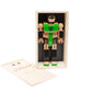 Once Kids Playhard Hero Action Figures – Birch Wood Baby Toys For Imaginative Play – Sturdy & Durable Hero Toy For Kids With Solid Wood Storage Box