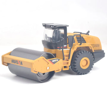Ailejia 1/50 Scale Diecast Road Roller Toy Models Construction Vehicle Model Grader Engineering Road Planer Vehicle Toys for Kid