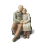 Camsoon Couple Anniversary Sculpted Hand-Painted Figure Gifts Husband And Wife Wedding Figurine Gift, Happy 10Th - 80Th Anniversary Statue For Him And Her Together