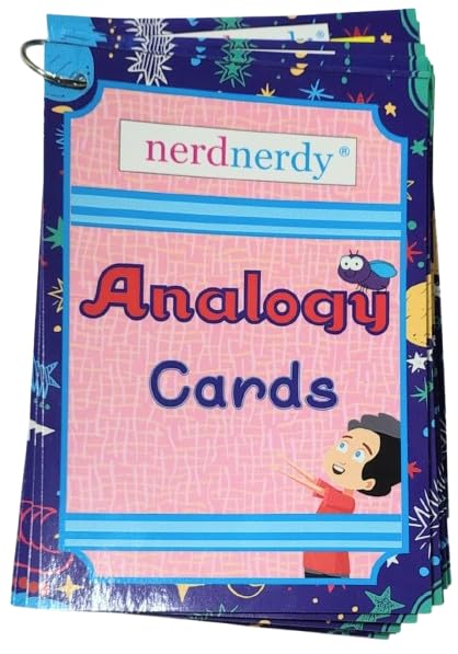 Analogy Cards Level 1 | Improves Critical Thinking Skills | Language Therapy Toys | Handson Teaching Aid For Preschools|Logical