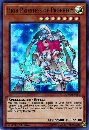 Yu-Gi-Oh! - High Priestess Of Prophecy - Dupo-En081 - Ultra Rare - 1St Edition - Duel Power