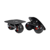 Enakshi (LABEL) Creations 1 Pair Skates Lightweight Split Skateboards for Sports Outdoor Sliding Arc Black Wheel