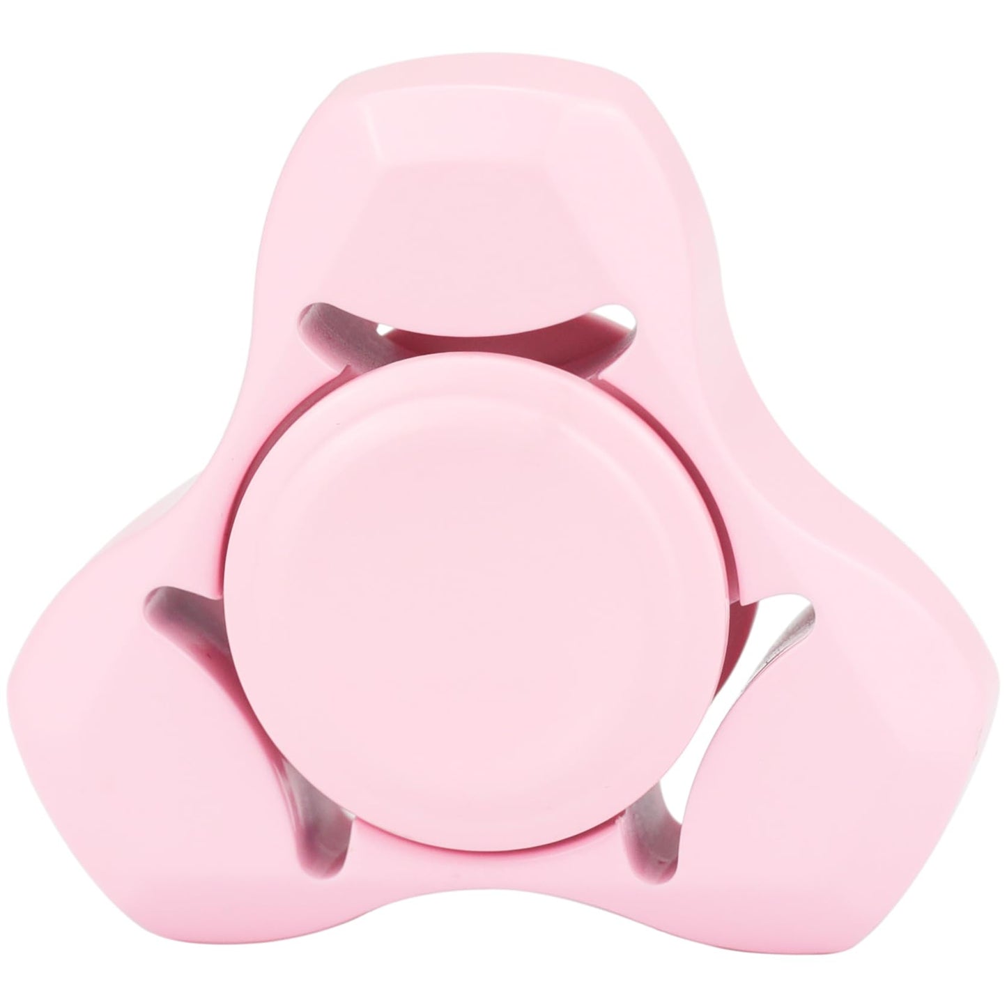 FREELOVE Metal Fidget Spinner for mature-themeds  Stainless Steel Heavy Spinning Toys  Small Mini Fox Hand Gyro  Bearing enhanced Long High Spin Fidget Block  Ceramic Plated Pink