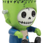 Ebros Frankie The Frankenstein Furrybones Figurine Small 3 Inch Tall Furry Bones Skeleton Monster Decor Statue As Halloween Gothic Fun Zombie Furry Bones Collectible