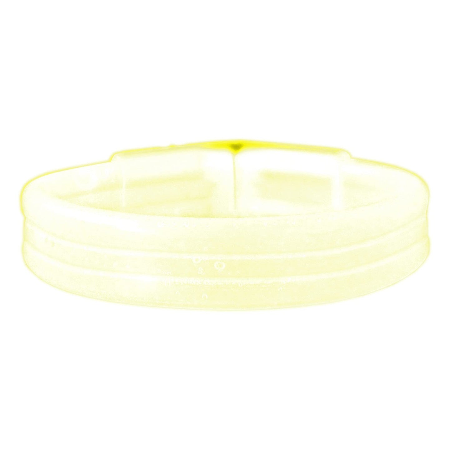 blinkee Wide Glow Stick 8 Inch Bracelet Yellow Pack of 30