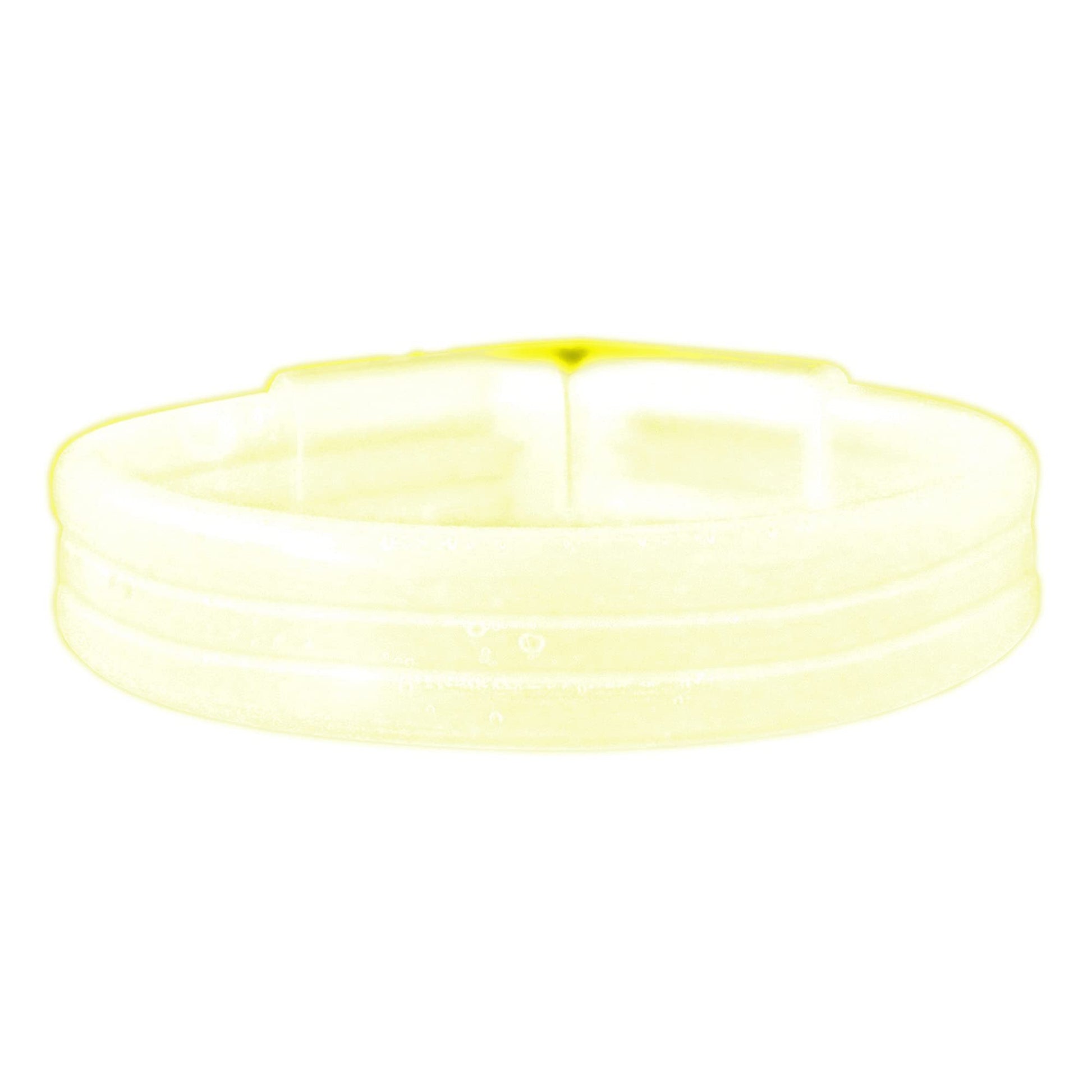 blinkee Wide Glow Stick 8 Inch Bracelet Yellow Pack of 30
