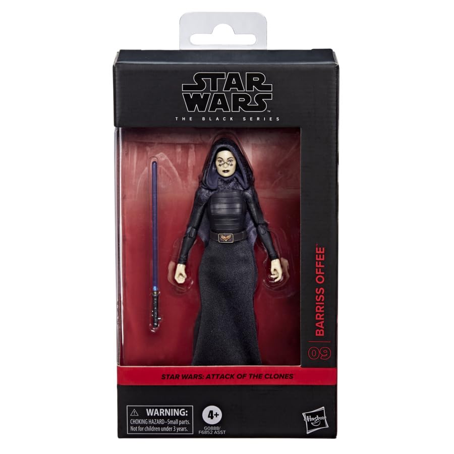 STAR WARS Barriss Offee 6" Action Figure, Premium Collectible, Multicolor, Model G0888