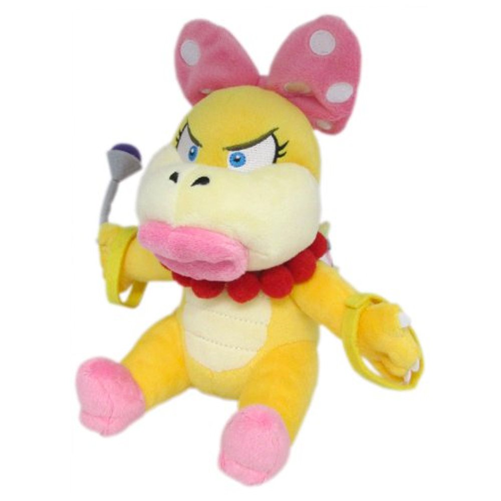 Sanei Super Mario Plush Series Wendy O. Koopa Plush Doll, 7'