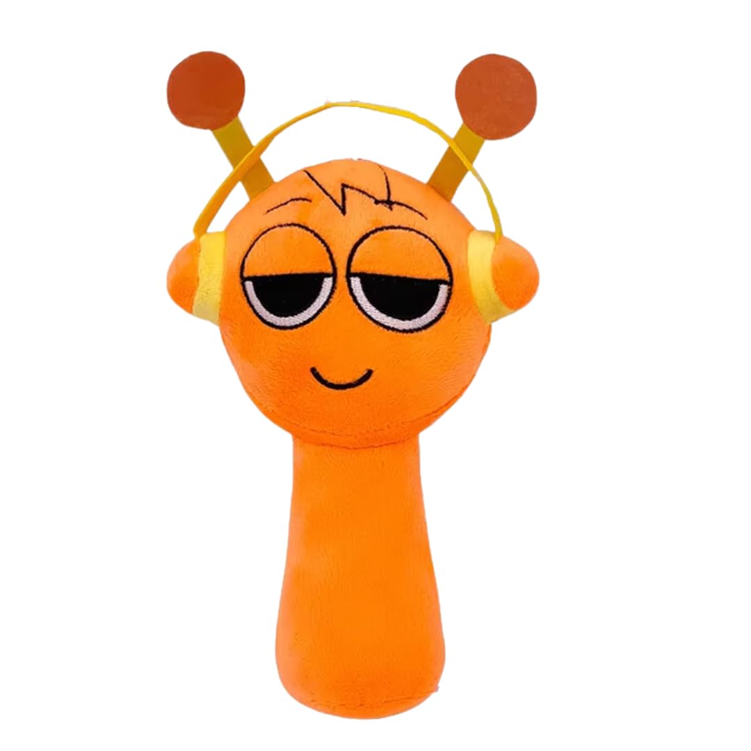 TechMax Solution Sprunki Orange Plushie Toy (Orange, 30 CM)