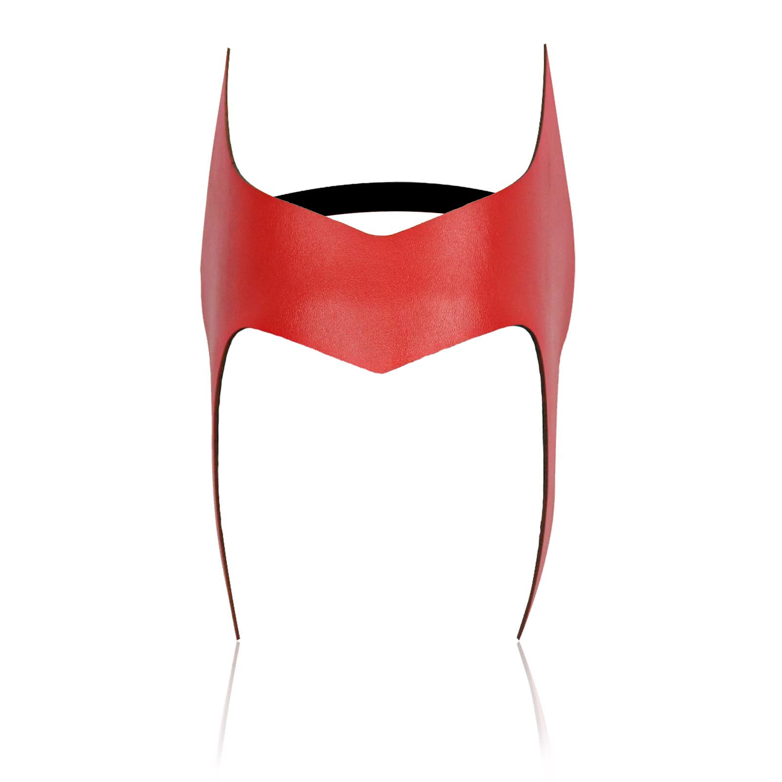 Bulex Wanda Maximoff Headpieces Cosplay Costumes Mask Crown Prop Halloween Vision Latex Headgear(A)
