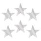 Beistle , 6 Piece Jumbo Foil Star Cutouts, 20 (Silver)