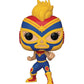 Funko Pop Marvel: Luchadores - Captain Marvel, Multicolor, Standard