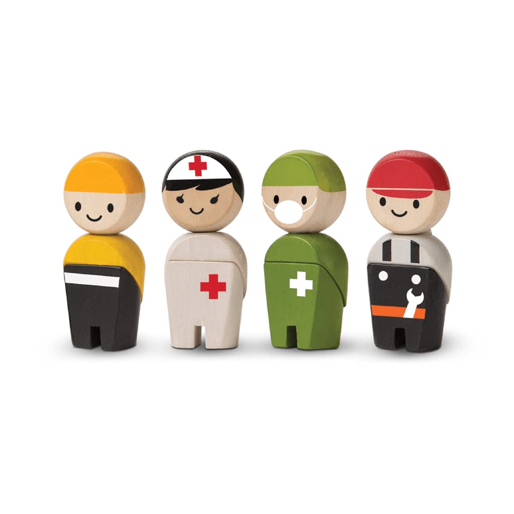 Plantoys 4 Piece Rescue Crew (6269)
