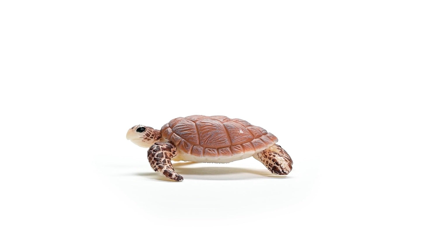 Schleich Wild Life New 2024 Wild Animal Toy Hawskbill Sea Turtle Ocean Animal Figurine