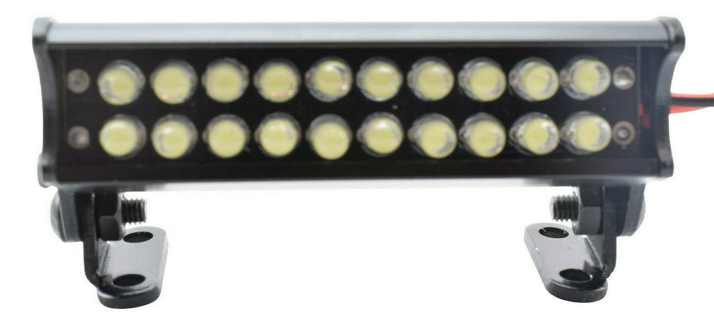 Apex RC Products 20 LED 55mm Aluminum Light Bar - Compatible with Traxxas 1/16 Teton, 1/16 Summit, 1/16 E-Revo, ECX 1/18 Temper,