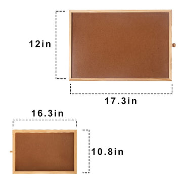 Hehimhis Puzzle Tables For Drawers, Small Jigsaw Puzzle Board 12Inch X 17.3Inch Portable Puzzle Plateau With Storage Drawers Smo