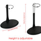 Ds. Distinctive Style 1/6 Scale Action Figure Display Stand Set (U And C Clips) For 12 Inch Action Figure, Adjustable Height (5 To 8 Inches)
