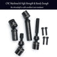 MOHERO 2Pcs Steel RC Drive Shaft Front Rear Center Driveshafts Set for 1/18 TRX4M Bronco Defender RC Crawler Car Upgrade