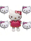 Kitty Balloons for Kitty Birthday Party Girls Birthday Party Balloons,Baby Shower Birthday Party Decorations (white)
