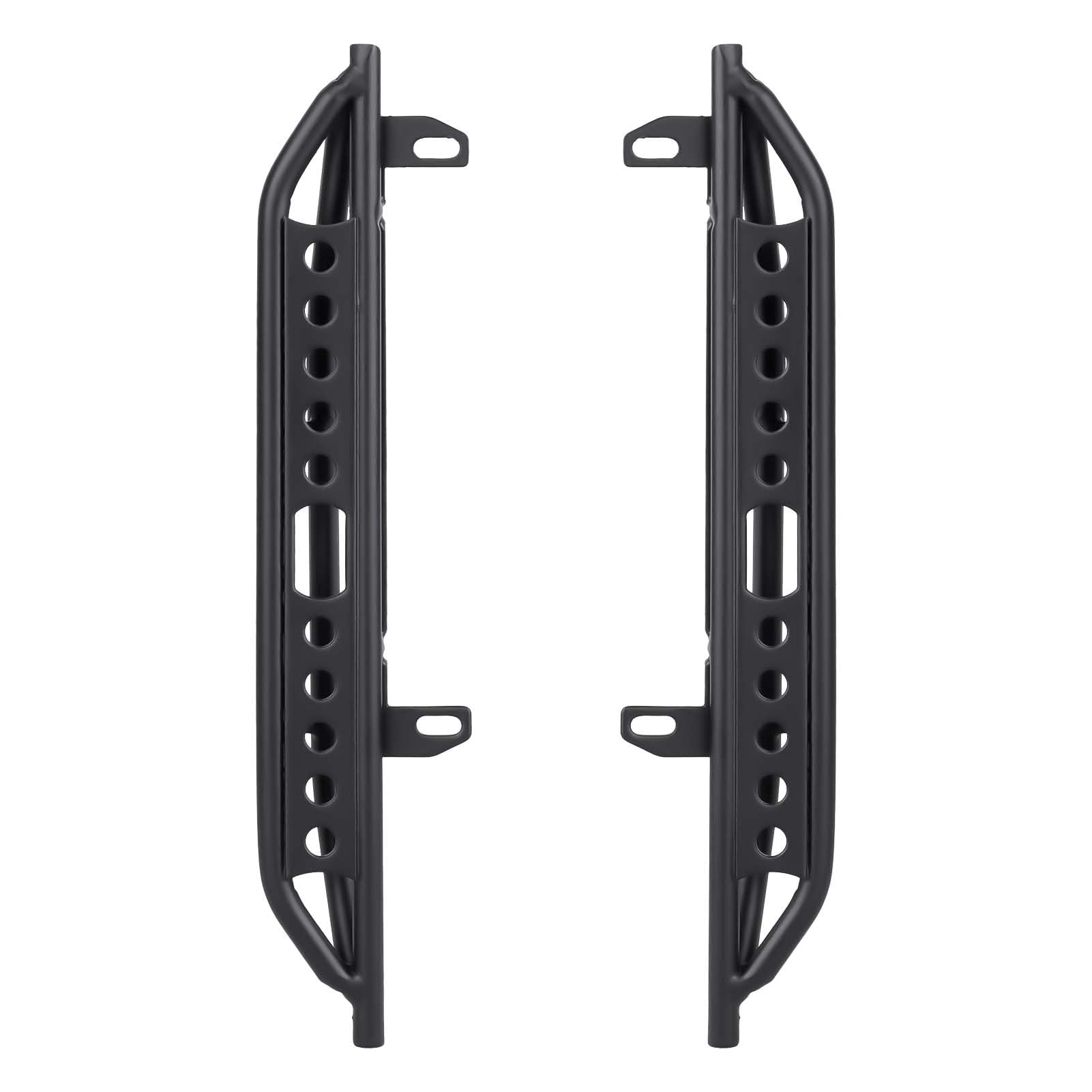 AllinRC RC Crawler Rock Sliders Metal Side Pedal Step Running Boards Foot-Plate for Axial SCX10 III Body Shell Accessories