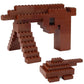 Feleph 100Pcs 2X4 Bricks Reddish Brown Pieces Reddish Brown Parts Building Kit Creative Play Set Classic Blocks Toy Compatible With 3001 Major Brands