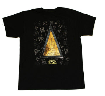 Bioworld Fantastic Beasts Youth Black MACUSA T-Shirt: Small