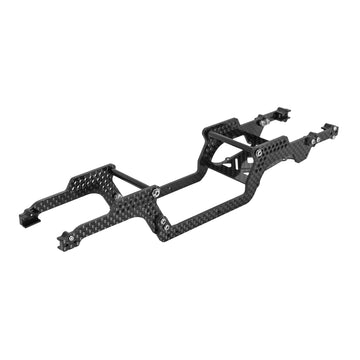 INJORA Universal LCG Carbon Fiber Chassis Frame Kit for 1/18 TRX4M Defender Bronco K10 F150 Upgrade Part
